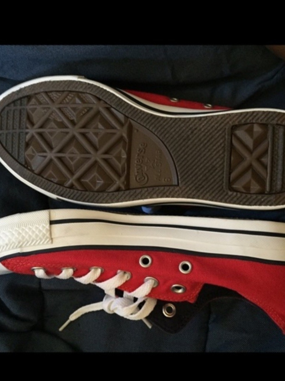 Converse Red Chuck Low-Top Sneakers - Picture 3 of 3
